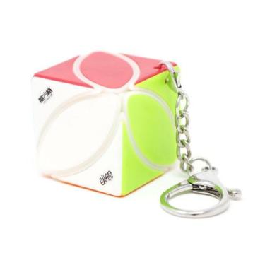 Imagem de Chaveiro Cubo Mágico Profissional Ivy QiYi Lembrancinha 30mm  Stickerl