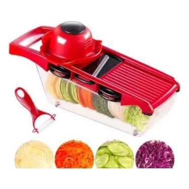 Imagem de Mandoline Slicer Fatiador Cortador De Legumes 10 Em 1 - oem