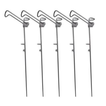 Imagem de Kit 5 Suporte Para Vara De Pesca Arco 45 Pesqueiro Barranco - Summer, 
