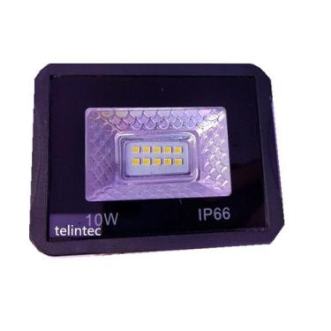 Imagem de Refletor Holofote Led  branca fria Prova Dágua Bivolt - tltled, 10w