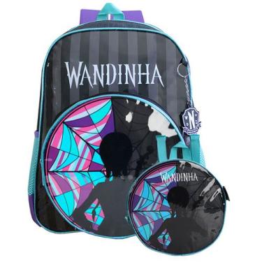 Imagem de Kit Mochila De Costas + Lancheira Térmica Wandinha Escolar - Luxcel, E