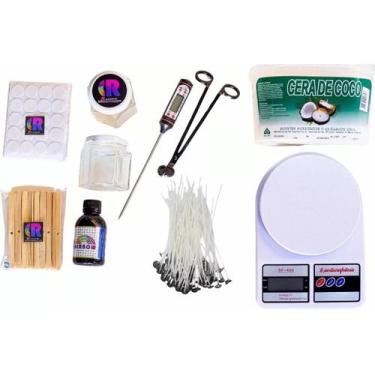 Imagem de Kit Para Fabricação De Velas Artesanais Basico - RAINBOWMIX, Flor De C