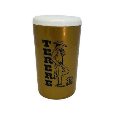 Imagem de Copo cuia terere térmico plástico 300ml com tampa para erva mate - Est