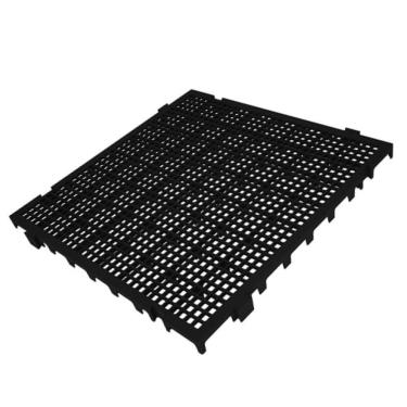 Imagem de Piso Modular Preto Em Plástico 50x50x2,6 Presto