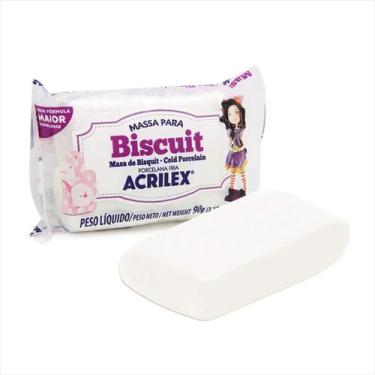 Imagem de Massa de biscuit Acrilex natural 90g