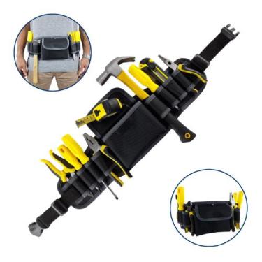 Imagem de Cinturão Para Ferramentas De Carpinteiro Pedreiro Eletricista Cinto 8 