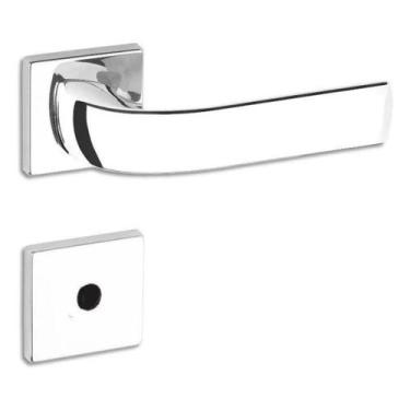 Imagem de Fechadura Rio Antioxy Banheiro 55mm Roseta 529 I304 M317 Cromado Haga