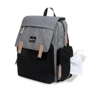 Imagem de Mochila Bolsa Saída De Maternidade Menino Menina Cinza - Yeep