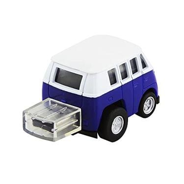Imagem de 4 GB Bus Modelo 3.0 USB Flash Drive Pen Drive Armazenamento de Dados Pen Drive Pen Drive Pen Drive USB Drive USB 3.0 - Azul Escuro