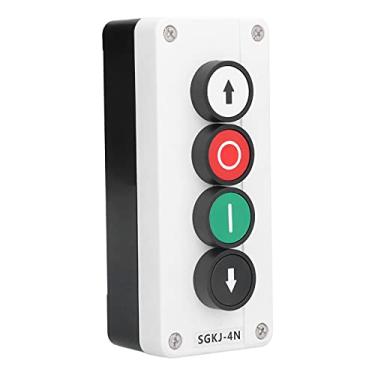 Imagem de Interruptores de Botão de Pressão, Caixa de Controle à Prova D'água Em ABS, Interruptor de Parada para Cima e para Baixo para Elevador Traseiro de Caminhão de Porta de Rolo de