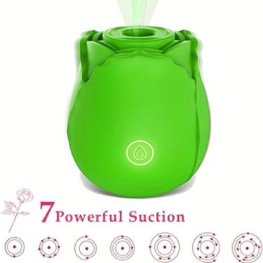 Imagem de Brinquedos adultos para mulheres, brinquedos sexuais femininos vibrador com 7 padrões de sucção brinquedo sexual feminino, vibrador de sucção brinquedo adulto vibrador vibrador clitoriano, (Verde)