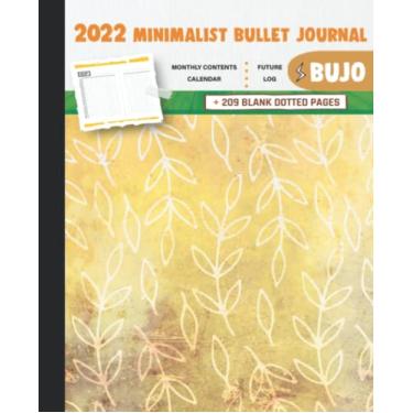 Imagem de 2022 Minimalist Bullet Journal/BUJO with Fall Brilliance with White Branches Cover: Basic Bujo | Classic Bullet Journal Help You Organize Your Life ... And Dotted Pages | 240 Pages | 7.5 * 9.25