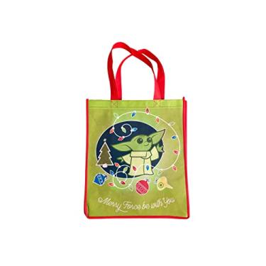 Imagem de Star Wars The Mandalorian Baby Yoda Christmas Grande Sacola reutilizável Multi, Multicor