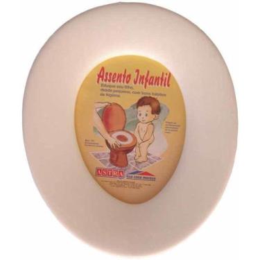 Imagem de Assento Sanitário Branco Infantil Astra