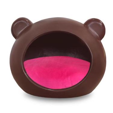 Imagem de Casa Cama Caminha Toca Pet Cachorro E Gato Com Almofada M - Foster Pla