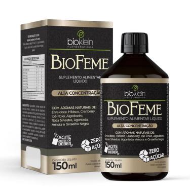 Imagem de BioFeme 150ml Vitaminas A, D, E, C, B6, B7 e Zinco, Zero Açúcar, Bioklein