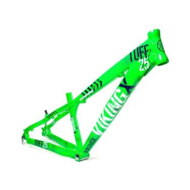 Imagem de Quadro 26 vikingx tuff x-25 dirt freeride aluminio, Verde