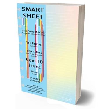 Imagem de Bestgraph Refil Caderno de Discos 90g Colorido 100 Folhas 10 Furos 19x26cm Escolar