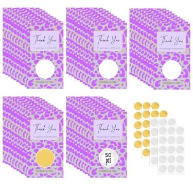 Imagem de 50 cartões raspadinhos em branco para pequenas empresas, cartões de cupons DIY para beleza de cabelo de spa, eventos de restaurante, cartões de agradecimento para aniversário, casamento (estampa de