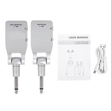 Imagem de Receptor Transmissor de de Guitarra Sem Fio, Sinal Não Compactado 2.4G para Guitarra Elétrica, Baixo, Suporta 6 Conjuntos, Alcance de 30 M Adequado para Instrumentos