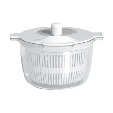 Imagem de Fenteer Salada Arruela de lavadora secadora Perfilizante de escorrinho vegetal, ferramenta de cozinha Frutas multiute a lavadora de vegetais secador para