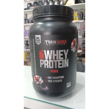 Imagem de 100% Whey Protein Pure 900g Sabor Cheesecake de Frutas Vermelhas - Train Hard Nutrition
