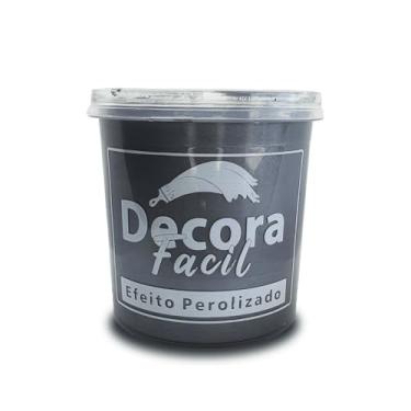 Imagem de Cimento Queimado Com Efeito Perolizado Decora Fácil 1kg (Cinza Nobre)