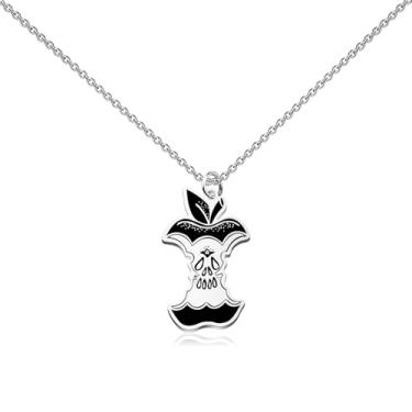 Imagem de WUSUANED Colar de veneno inspirado em filmes de desenho animado, presente de princesa vilã, presente de rainha má para fãs, Large, Aço inoxidável, Sem Pedra Preciosa