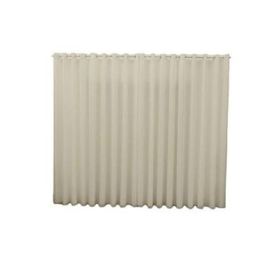 Imagem de Cortina 2,80x1,80 Sala Quarto Cozinha Varão Voil Microfibra - Shopping