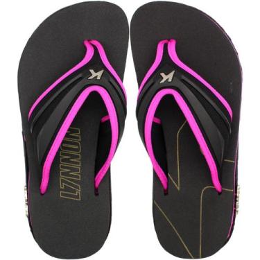 Imagem de Sandália de Dedo Kenner Kivah New Force L7 Masculina, Preto, Rosa, 42