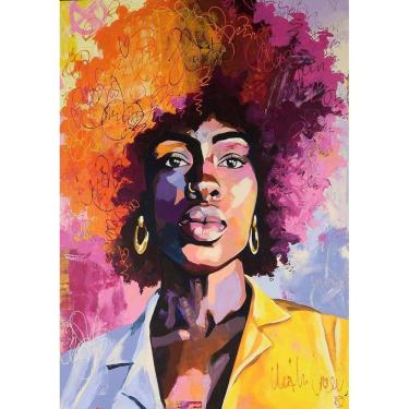 Imagem de Adesivo Decorativo De Parede Desenho Mulher