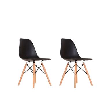 Imagem de Cadeira Eames Eiffel Design Conjunto com 2 unidades Para Sala Comercial