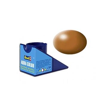 Imagem de Tinta Plastimodelismo Marrom Madeira Semi-Fosco - 18ml Revell Aqua Color REV 36382