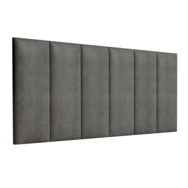 Imagem de Painel de Cabeceira Estofada Para Cama Casal Box Queen 1,58 Tecido Sue