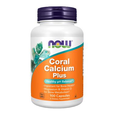 Imagem de Coral Calcium Plus Now Foods 100 Cápsulas Importado