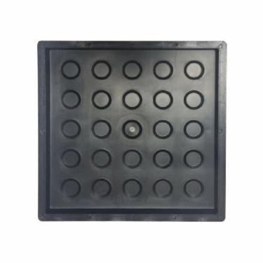 Imagem de Forma Plastica Piso Tátil Bolinha 25X25X2Cm 10 Unidades
