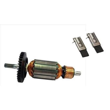 Imagem de kit induzido 220v e escova de carvão GSB 13Re Bosch