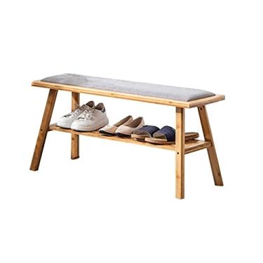 Imagem de 5sssallefaa Sapateiras de pé gratuitas armário de sapatos multifuncional doméstico sapateira quarto sala de estar rack de armazenamento banco sapateira organizador de sapatos para piso de armário (cor