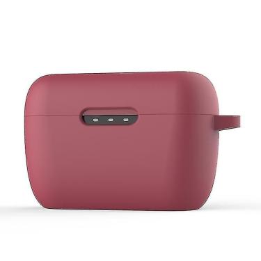 Imagem de Fones de ouvido fones de ouvido para edifier tws2 silicone bluetooth fone de ouvido estojo protetor vermelho