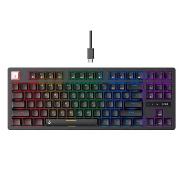 Imagem de Teclado Mecânico Gamer Rise Mode GM2 Pro Black RGB Switch Outemu Brown - RM-TCM-GM2-BBRO