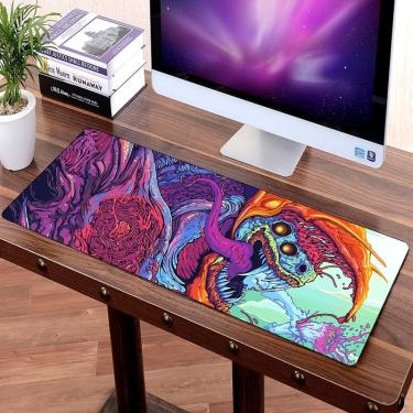 Imagem de 80 * 30cm Grande Jogo mouse pad Hyper beast para cs go L xl tatame grande awp para csgo gamer Mousepad jogo pc muismat 800x300mmlarge mouse padgaming