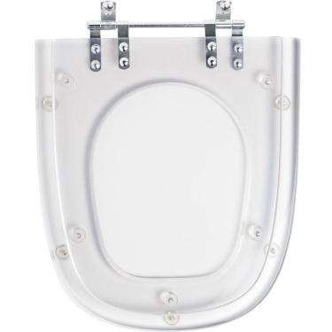 Imagem de Assento Sanitário Poliester Monte Carlo Transparente