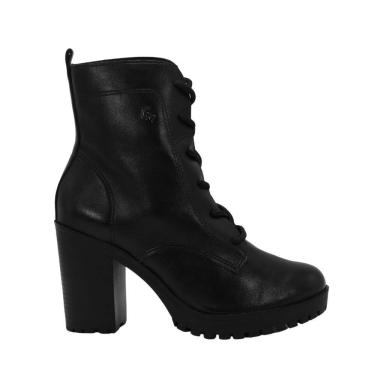 Imagem de Coturno Feminino Via Marte 1610 Napa Preto