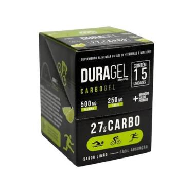 Imagem de Duragel 27g Carbo Sabor Limão CX/15 Sachês Alquimia