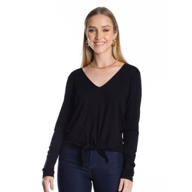 Imagem de Blusa Manga longa de Amarrar Na Frente P Ao Gg Confortável - Endless, 