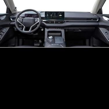 Imagem de JINGMM Acessórios filme interior de carro transparente TPU painel de engrenagem painel central adesivo anti-arranhões, para Haval H6 Hybrid 2024 2023