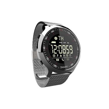 Imagem de Relógio Smartwatch Bluetooth Prata-aço-inoxidável