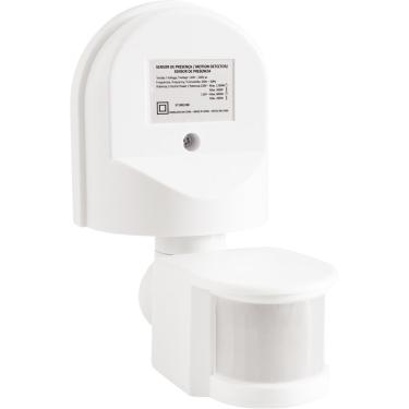 Imagem de Sensor De Presença 360° Articulado Para área Semi Aberta Bivolt Com Fotocélula Branco