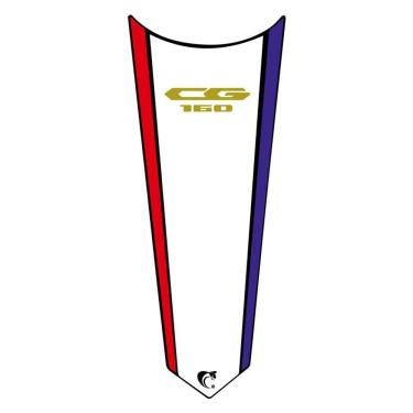 Imagem de Adesivo Faixa Gravata Tanque Moto Cg Titan 125/150/160 Azul Cor Cg 160