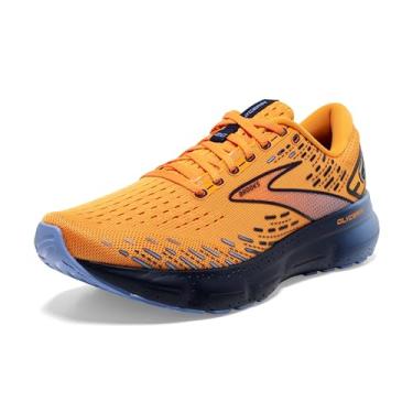 Imagem de Brooks Tênis de corrida masculino Glycerin 20 Neutral, Laranja/preto/azul, 40